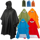 3 in 1 Waterproof Adult Long Raincoat