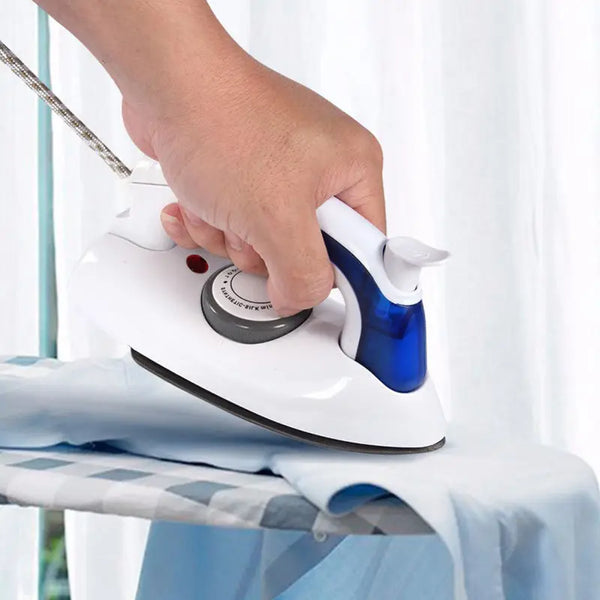 Folding Handle Electric Iron – Portable Mini Steam Dry Travel Iron