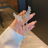 Butterfly Pearl Tassel Hairpin