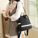 Casual Anti-Theft Backpack - Waterproof Fabric Fashion Shoulder Bag