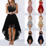 Elegant Chiffon Lace Evening Party Dress