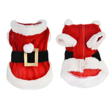 Santa Christmas Costume for Small Dogs