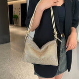 Diamond Shoulder Bag - Elegant Glitter Sling Bag