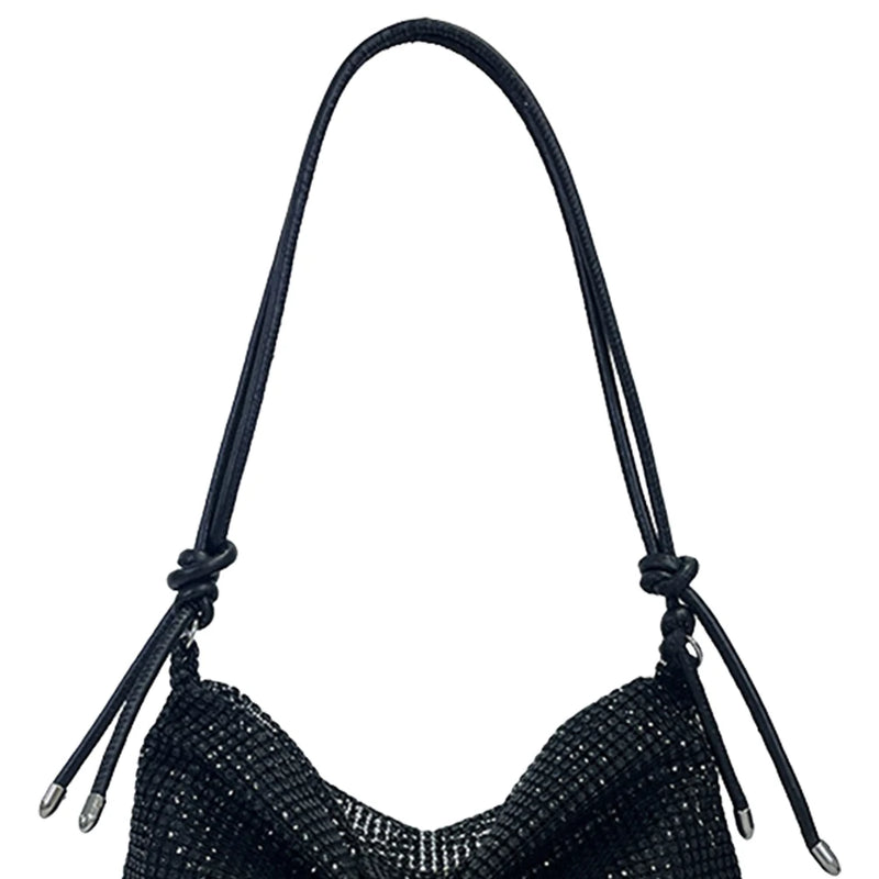 Diamond Shoulder Bag - Elegant Glitter Sling Bag