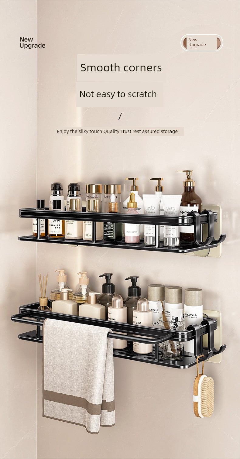 Punch-Free Toilet Sink Wall-Mounted Storage Rack