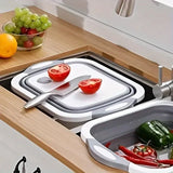 Foldable Chopping Board with Multifunctional Vegetable Bowl