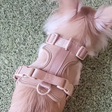 Pink Adjustable Chest Strap Three-Piece Harnesses