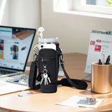 Water Bottle Carrier Bag with Adjustable Shoulder Strap