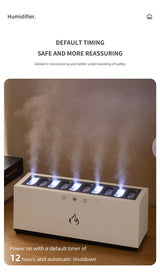 Heavy Fog Air Humidifier with RGB LED Lamp & Sound Rhythm Spray