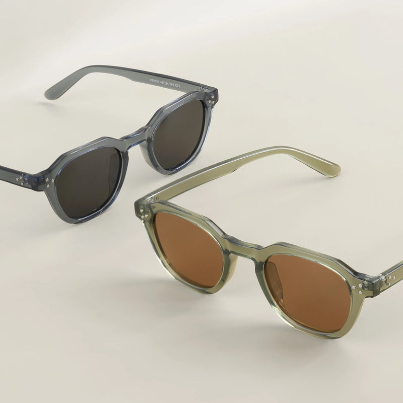 Retro Polarized Sunglasses - Ultralight TR90 Frame Polygon