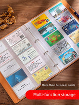 Business Card Exhibition Notebook 1000 Collection Cards Loose-Leaf