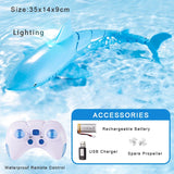 Robot Whale Shark Toy  - Remote Control Swimming Shark