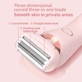 2 In 1 Electric Shaver for Women – Rechargeable, Waterproof Painless Hair Removal Trimmer