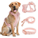 Pink Adjustable Chest Strap Three-Piece Harnesses