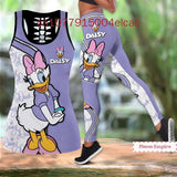 Daisy Duck Women's Cutout Tank Top + Leggings Set