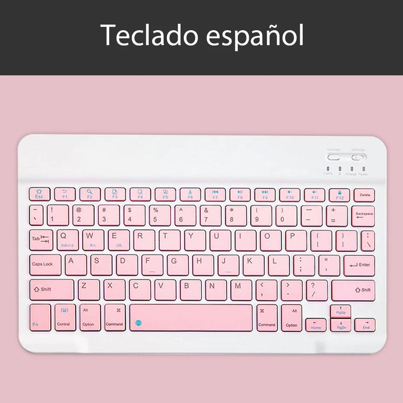 Android iOS Windows Extra Long Standby Bluetooth Wireless Keyboard - Multilingual