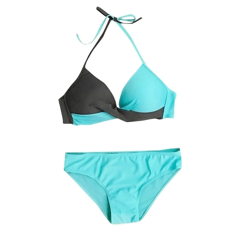 Split Color Bikini - Swimwear Women