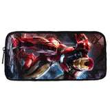 3-PCS Set Cartoon Anime Iron Man Kids School Backpack