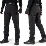 Men's Waterproof Hooded Jackets + Multi-pocket Cargo Pants 2-Piece Suit