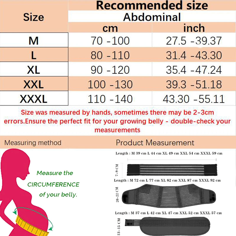 Maternity Belly Belt – Ultimate Abdomen Support and Waist Care for Pregnant Women