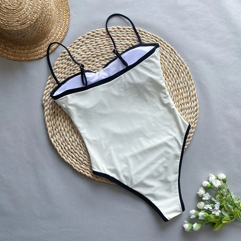 Ribbed Two-piece Bathing Suits - Summer Bikini Set