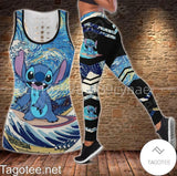 Disney Stitch  Hollow Vest + Leggings Yoga Suit