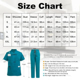 Men's High Quality Hospital Nurse Scrubs Sets - Slim Fit Medical Scrubs