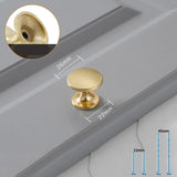 Gold Cabinet Pulls - Solid Zinc Alloy