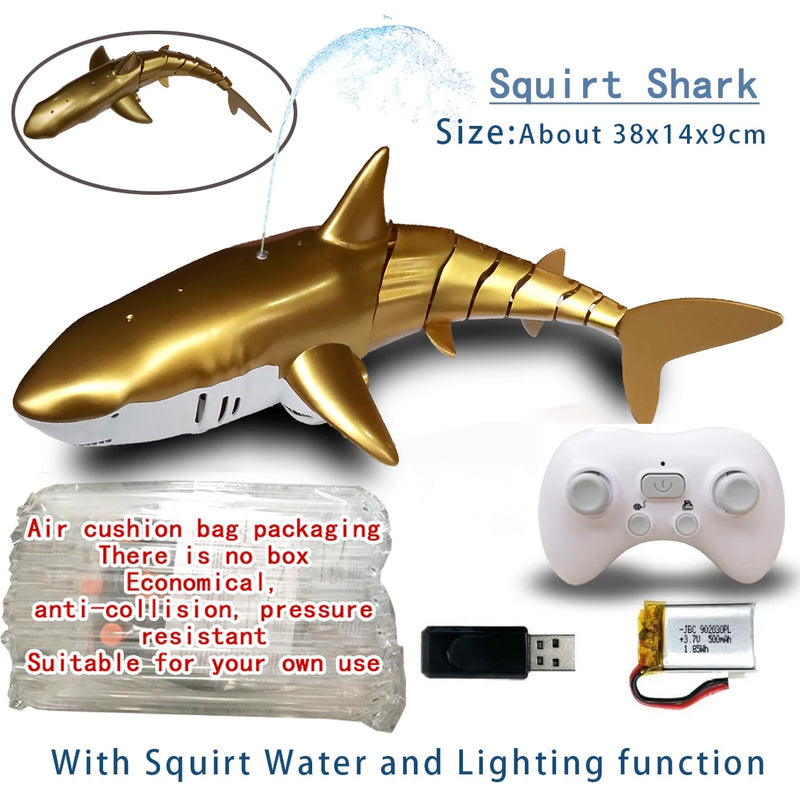 Robot Whale Shark Toy  - Remote Control Swimming Shark