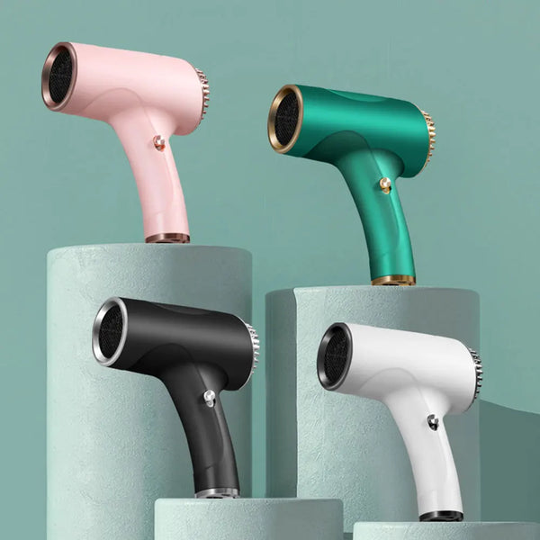 Portable Handy Hairdryer – 2600mAh Cordless Ionic Blow Dryer