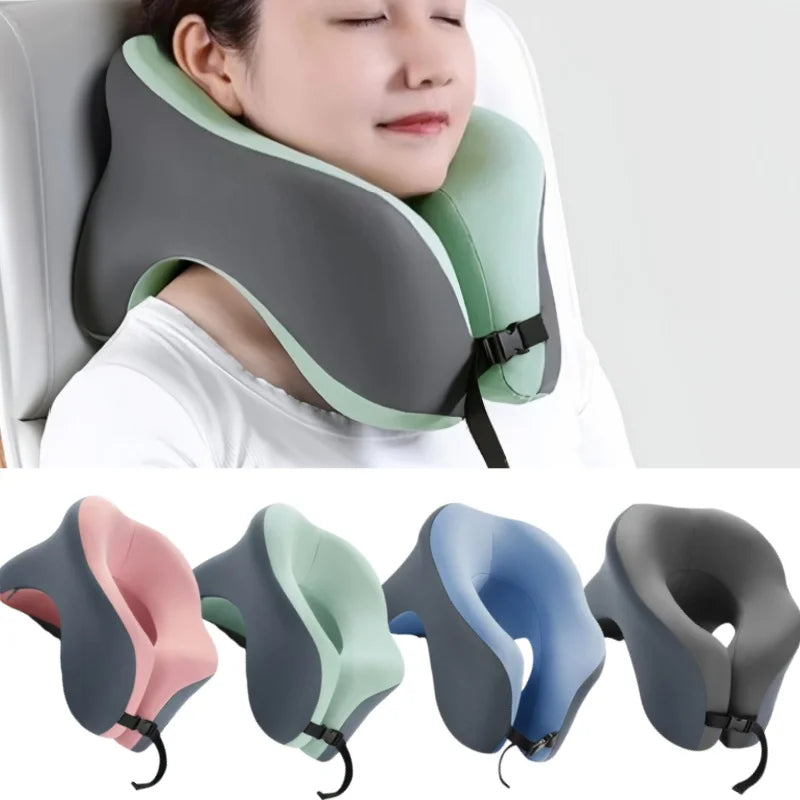 Portable U-shaped Travel Pillow