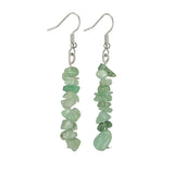 Natural Tumbled Stone Dangle Earrings