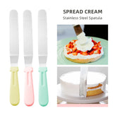 Cake Turntable Set with Cream Nozzles and Scrapers