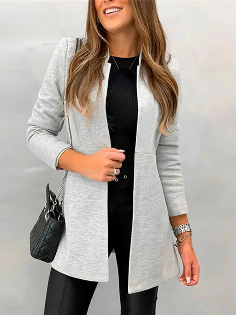 Women's Wool Blend Mid-Length Coat