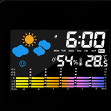 Smart Alarm Clock with Night Backlight Digital LED Projector