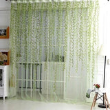 1 Pair Cute Willow Leaf Curtains