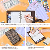 A6 Leopard Print Loose Leaf Cover Plan Book Binder