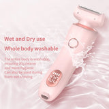 2 In 1 Electric Shaver for Women – Rechargeable, Waterproof Painless Hair Removal Trimmer