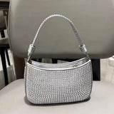 Evening Clutch - Elegant Rhinestone Handbag