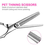 4pcs Dog Grooming Scissors Set with Safety Round Tip – Stainless Steel Scissors