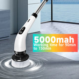 Household Cordless Spin Scrubber - Multipurpose Electric Cleaning Brush