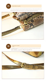 Fashion Serpentine Leather Bag