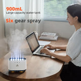 Dynamic Music Humidifier with Sound-Responsive Color Change – LED Light, USB Powered