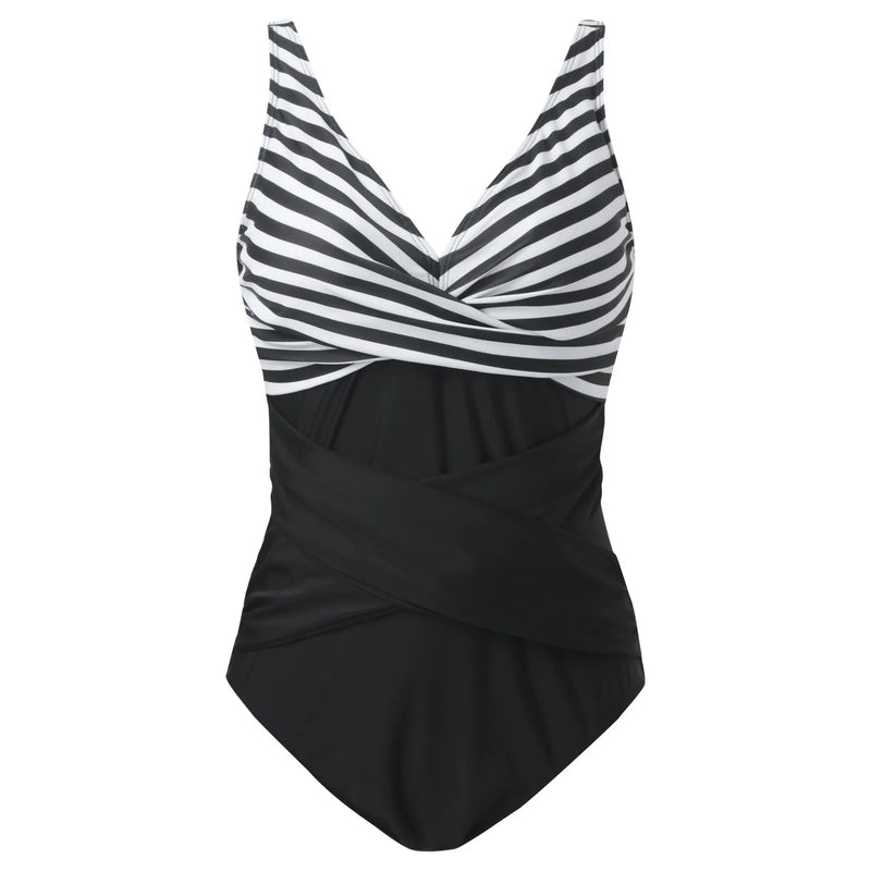 Deep V-neck Monokini Bathing Suit