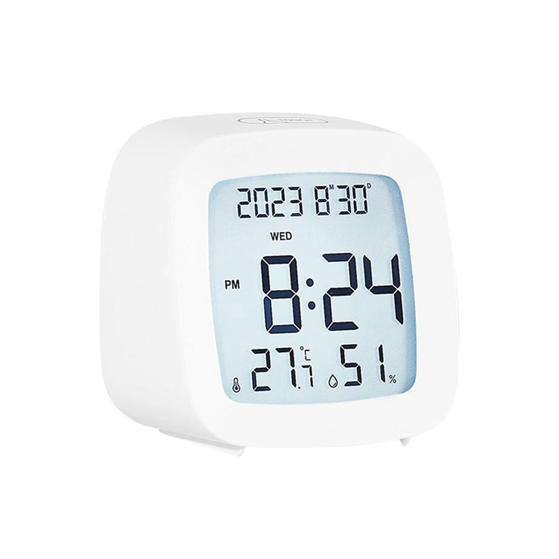 LED Alarm Clock with Backlight and Temperature/Humidity Monitor