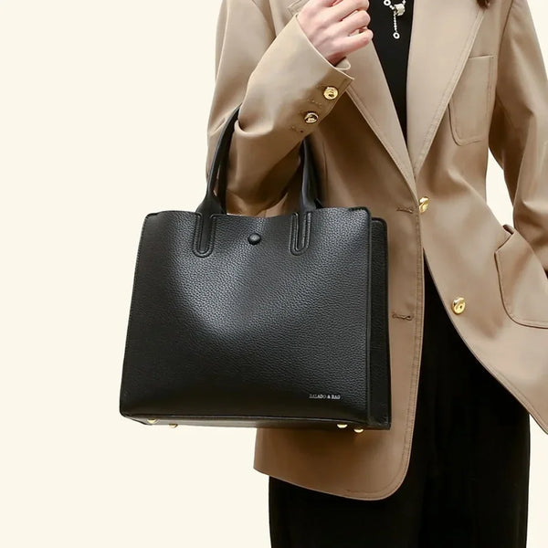 High Quality Soft Leather Tote Handbag