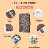 A6 Leopard Print Loose Leaf Cover Plan Book Binder