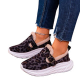 Warm Casual Sneakers with Round Toe Platform for Winter