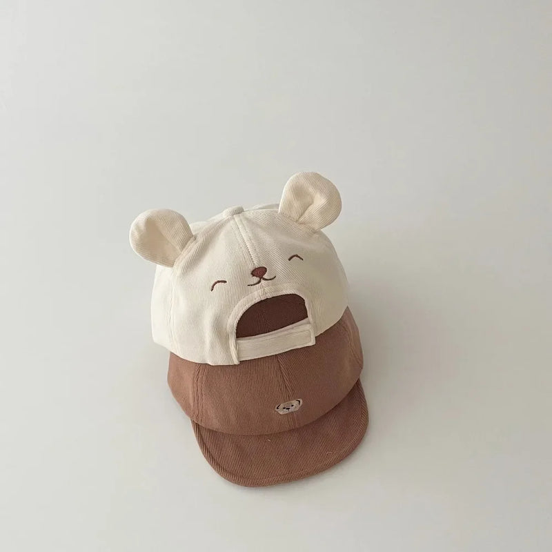 Cute Ear Cartoon Bear Kids Cap