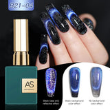 9D Cat Eye Gel Nail Polish - Magnetic Galaxy Effect Nail Gel